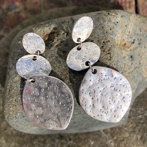 Silver earrings from Stitch Fix.